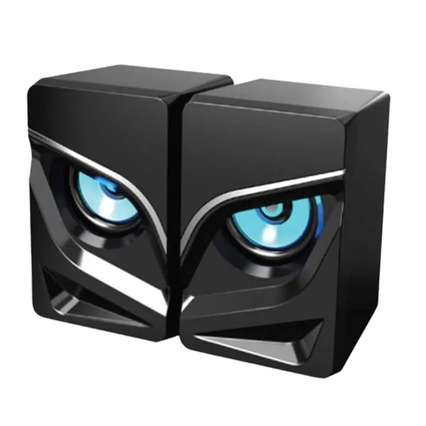 Havit HV-SK708 RGB 2.0 USB Black Speaker with Rich Bass – View 2