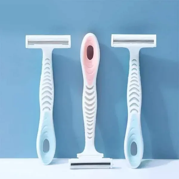 LMLTOP 3 Layers Charming Lady Triple Layer Shaving Razor 4 Pcs – View 3