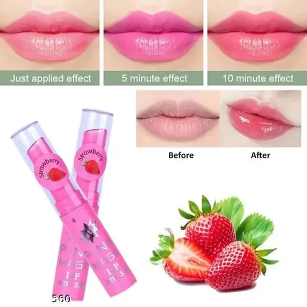 Pink Magic Strawberry Long Lasting Color Transforming Lip Balm – View 4
