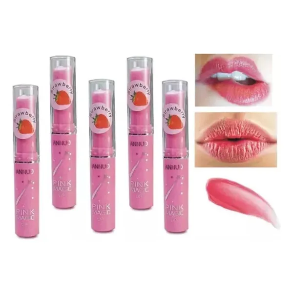 Pink Magic Strawberry Long Lasting Color Transforming Lip Balm – View 5