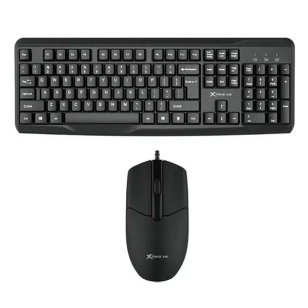 Xtrike Me MK-207 Wired Keyboard & Mouse Combo – Color: Black – View 2