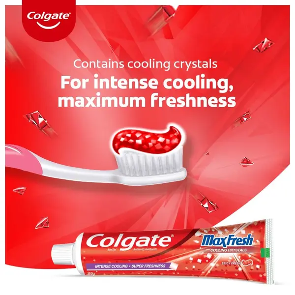 Colgate Max Fresh Red Gel Freshening Toothpaste – View 3
