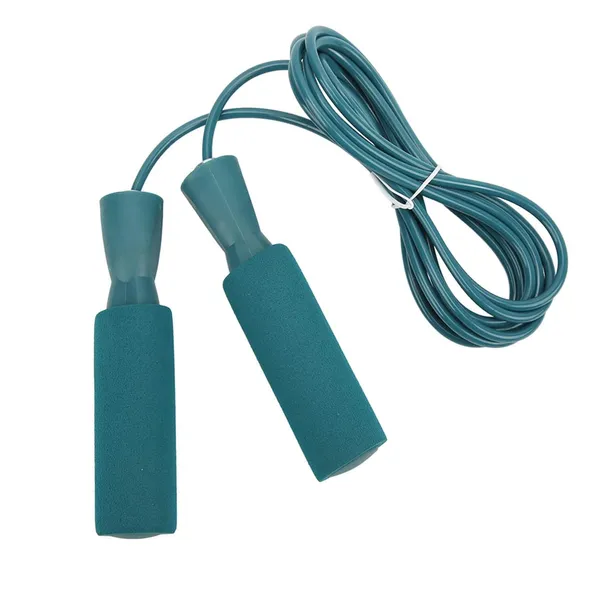 Steel Wire Jumping Rope Adjustable Skipping Rope – Color: Green – View 1