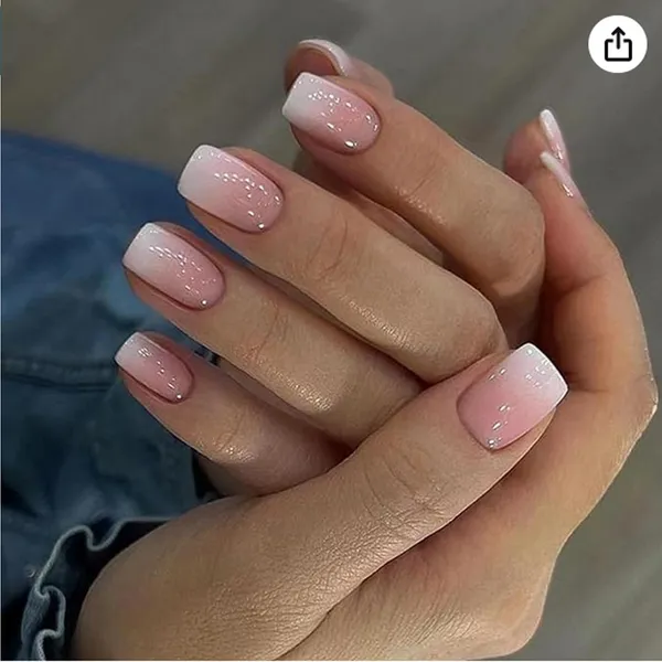 24pcs Wearable press on nails stylish pattern Design & Glue Artificial nails – View 3