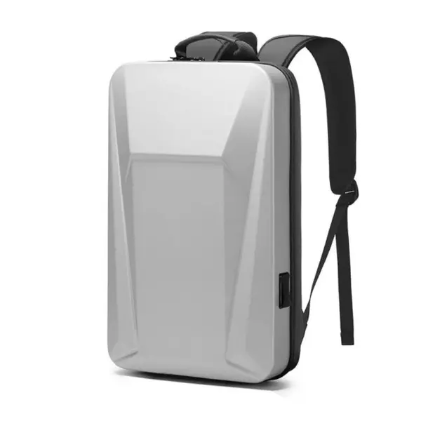 Bange BG-7682 TSA Combination Lock And USB Type-C Port Backpack – Color: White – View 1