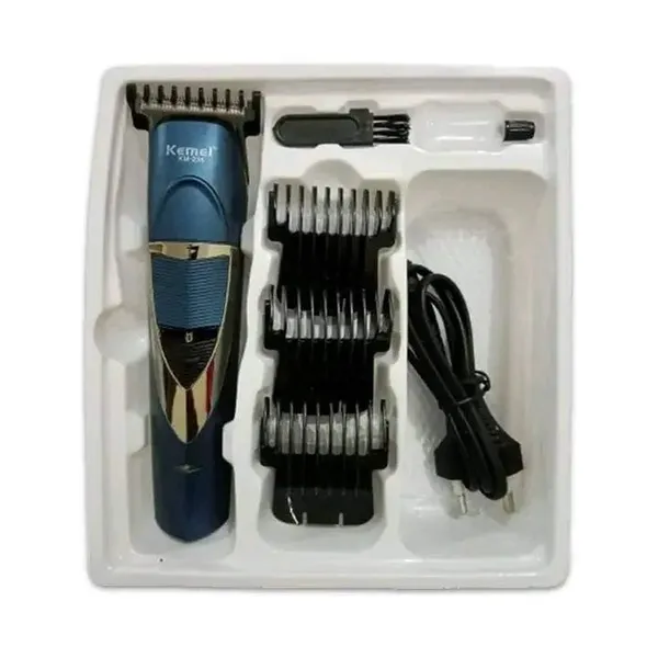 Kemei KM-235 Professional Stainless Steel Hair Trimmer For Men – Color: Blue – View 3