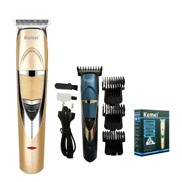 Kemei KM-235 Professional Stainless Steel Hair Trimmer For Men – Color: Blue – View 4