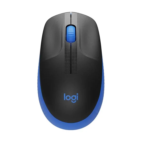Logitech M190 Wireless Optical Mouse – Color: Blue – View 1