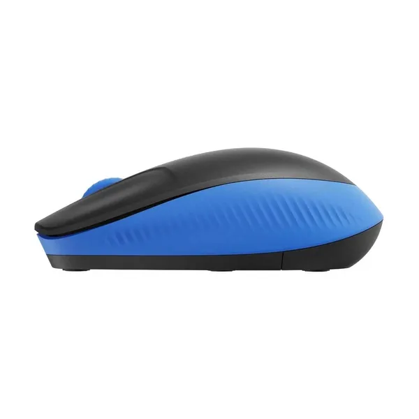 Logitech M190 Wireless Optical Mouse – Color: Blue – View 3