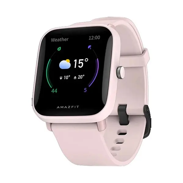 Amazfit Bip U Bluetooth Calling Smartwatch – Color: Pink – View 2