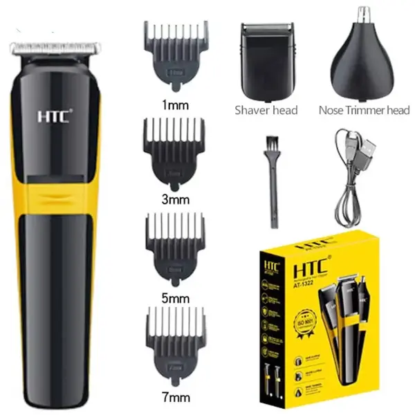 HTC AT-1322 Multifunctional Hair & Beard Grooming Kit Trimmer For Men – View 5