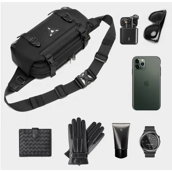 Ozuko 9567 Sales Style Cool Light Weight Waterproof Sport Waist Bag – View 3
