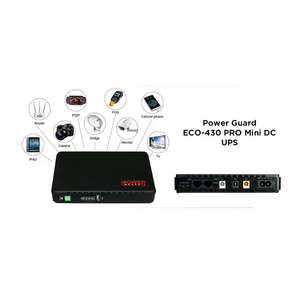  Power Guard ECO-430-PRO 8000MAh Smart Mini DC UPS – View 3