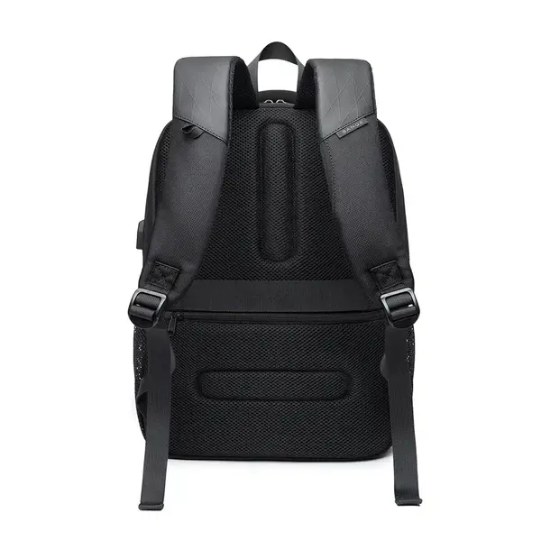 Bange BG-1922 16 inch Men Oxford Fabric Waterproof Backpack – Color: Gray – View 3