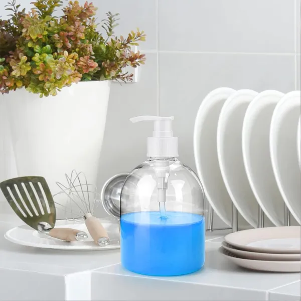 Refillable Empty Pump Plastic Bottle Hand Wash Pump Liquid Soap Dispenser 500ML – View 4