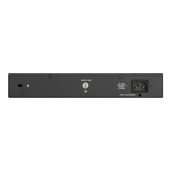 D-Link DES-1024D 24-Ports 10/100 Fast Ethernet Unmanaged Rack Mount Switch – View 3