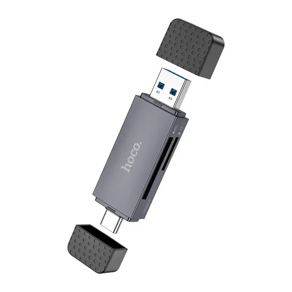 Hoco HB45 Spirit Single Mode Type-C 2.0 Card Reader – View 2