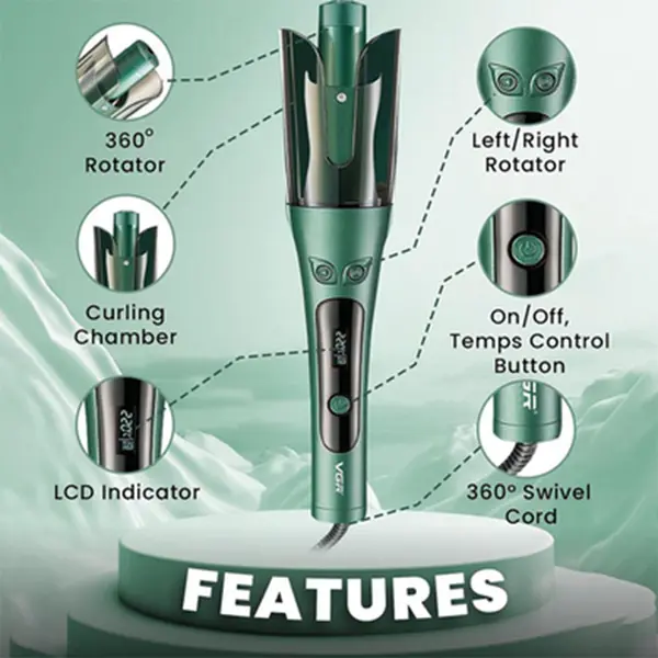 VGR V-583 Professional Electric Hair Curler for Women – View 4
