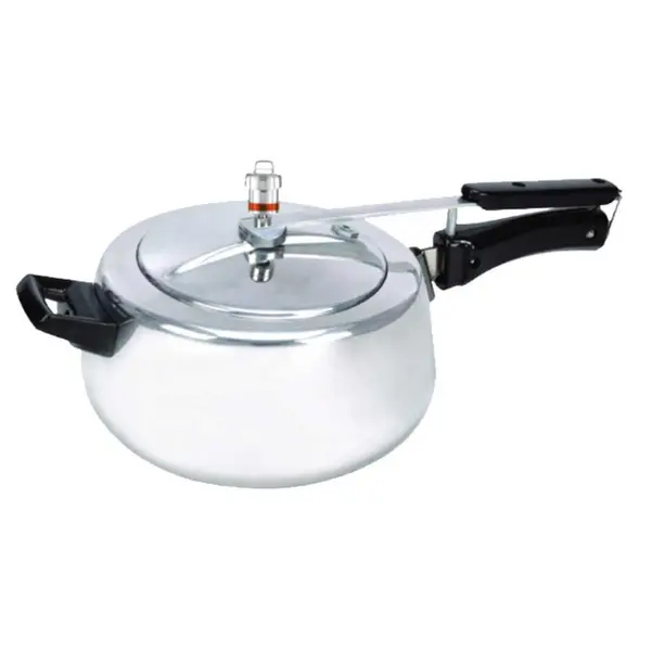 HAMKO Simple For Usage & Easy To Clean Pressure Cooker – Color: Silver, Capacity: 3.5 L – View 1