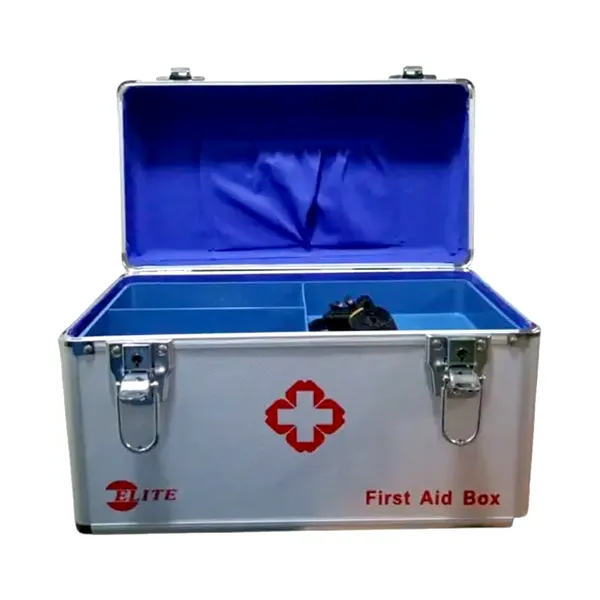 China Standard Aluminum First Aid Box with Dual Layers Security Lock – View 2