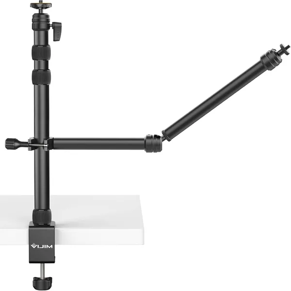 Ulanzi VIJIM LS11 Camera Mount Desk Stand with Auxiliary Holding Arm – View 2