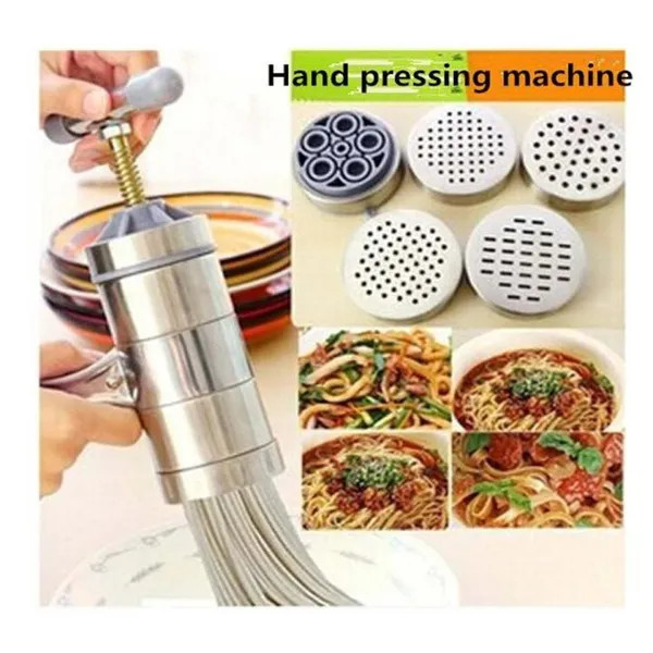 Machine 7 Press Molds Create Delicious Ravioli Spaghetti And Lasagna With This Manual Pasta Machine – View 5