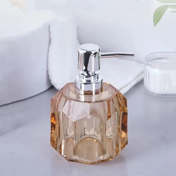 Crystal Hand Wash Soap Conditioner Shampoo Gel Liquid Dispenser 350 ml Bottle  – View 2