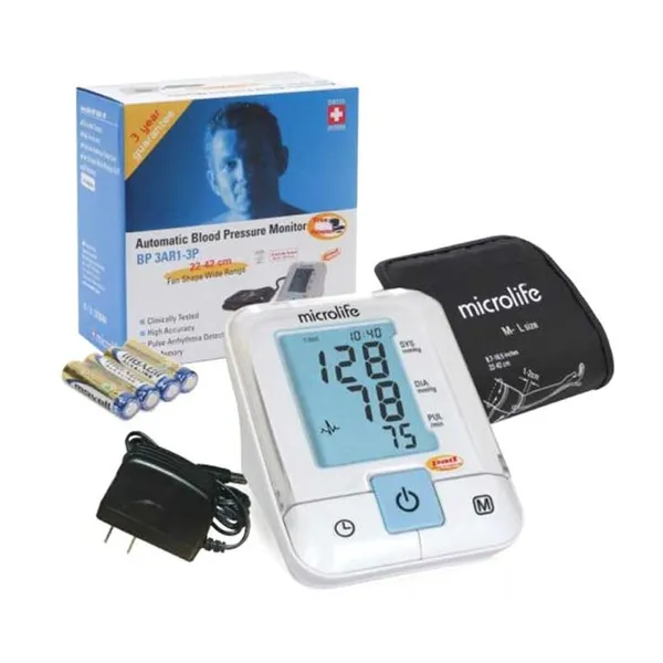 Microlife 3AR1-3P LCD Display Blood Pressure Monitor – View 3