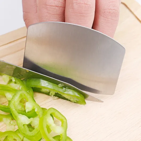 Stainless Steel Finger Guard Finger Hand Cut Hand Protector Kitchen Knife – View 5