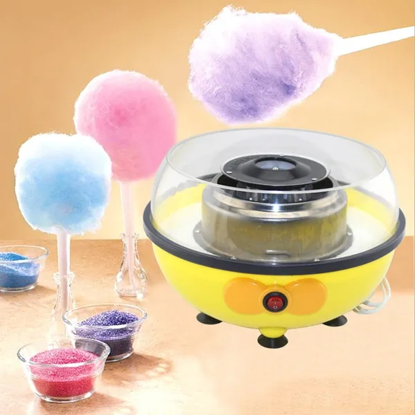 Cotton Candy Floss Making Machine Yellow for Household – View 3