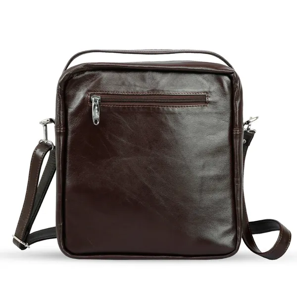 100% Genuine Cow Leather Stylish Unique & New Messenger Bag – View 3