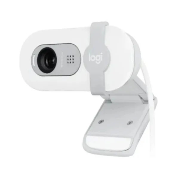 Logitech Brio 100 Full HD Privacy Shutter Webcam – Color: White – View 1
