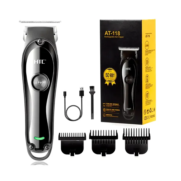 HTC AT-118 Professional Hair Clipper Rechargeable Trimmer – View 6