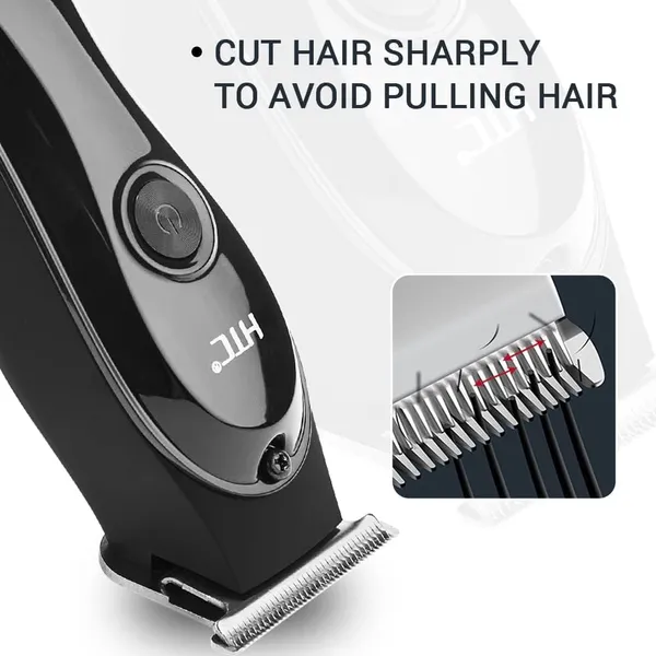 HTC AT-118 Professional Hair Clipper Rechargeable Trimmer – View 3