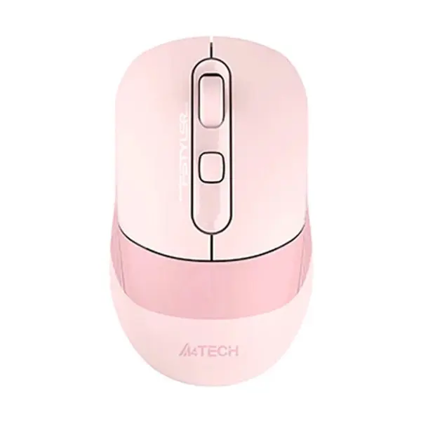 A4TECH FSTYLER FB10C Dual Mode Rechargeable Wireless Mouse – Color: Pink – View 1