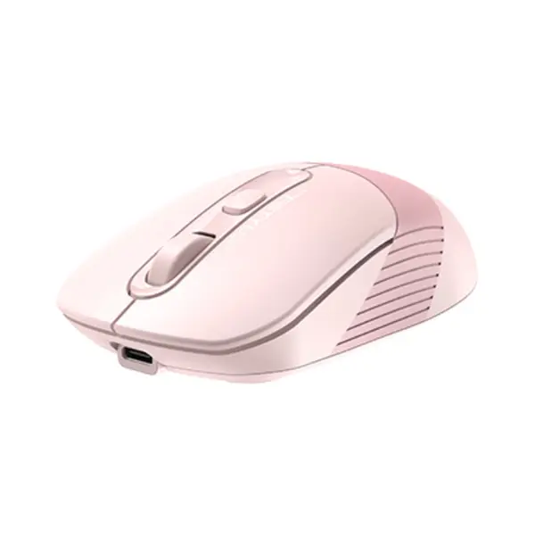 A4TECH FSTYLER FB10C Dual Mode Rechargeable Wireless Mouse – Color: Pink – View 3