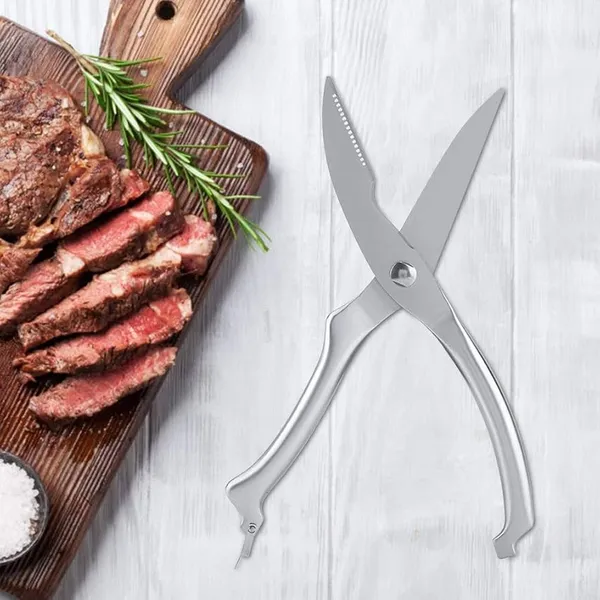 Stainless Steel Kitchen Scissors BBQ Meat Chicken Bone Cut Scissor – View 4