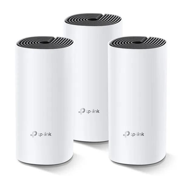 TP-Link Deco M4 AC1200 Dual-Band Mesh Router (3 Pack) – View 1