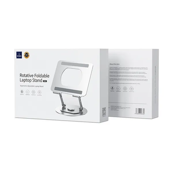 WiWU New S800 Rotative Aluminum Foldable Laptop Stand – View 5