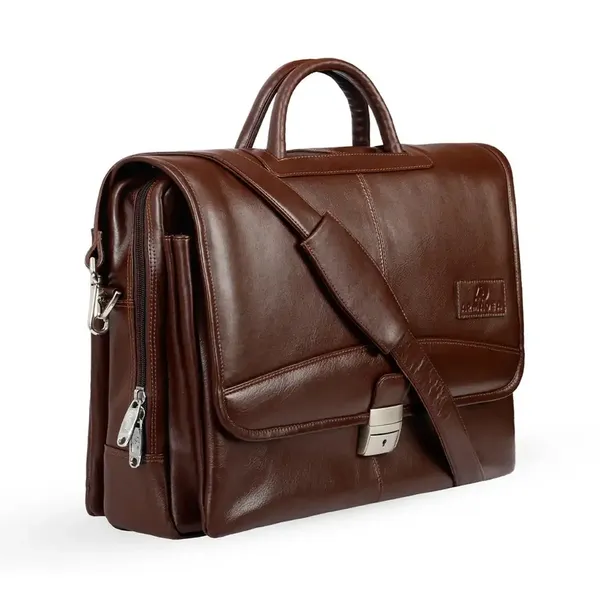 Unique Waterproof Design New Laptop & Official Bag – Color: Brown – View 1