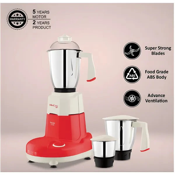 McCoy Super Grind 750W 3 Jars Mixer Grinder – View 3