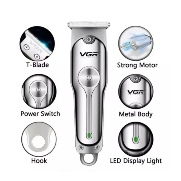 VGR V-071 Professional Hair & Beard Trimmer – View 5