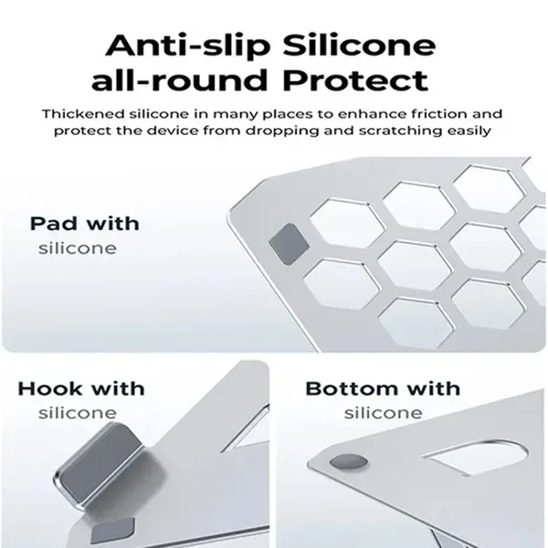 ORICO LST02 Adjustable Foldable Aluminum Alloy Laptop Stand – View 5