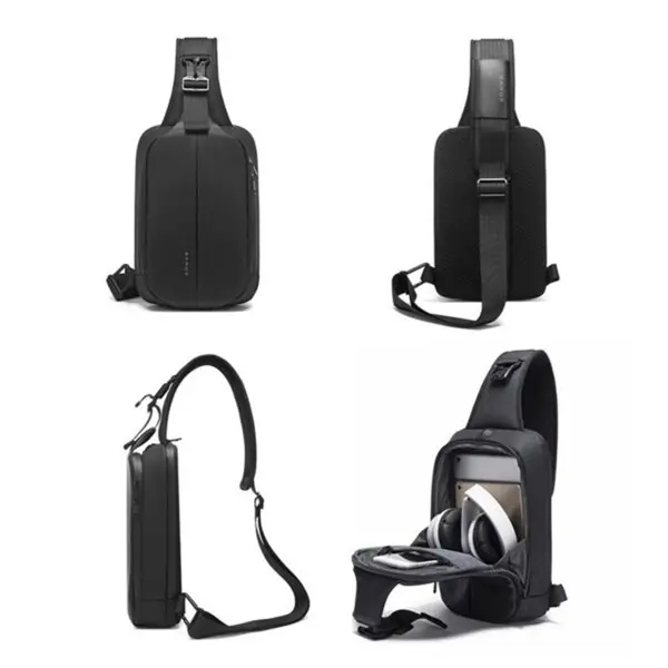 Bange 7210 Anti-Theft Compact Cross body Bag With Water Resist High Density Fabric – View 4