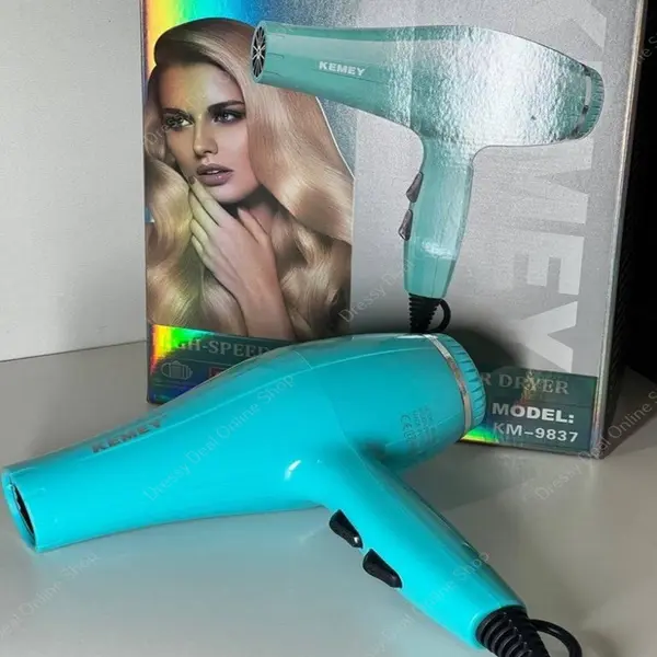 Kemey KM-9837 High-Speed Multifunctional Hair Dryer For Women – View 3