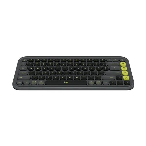 Logitech POP Icon Keys Bluetooth Wireless Keyboard – Color: Black – View 2