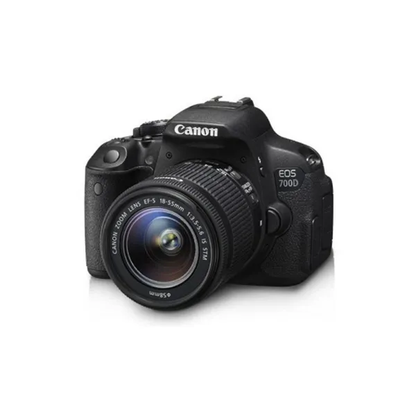 Canon EOS 700D EF-S 18-55mm STM Lens 18MP CMOS Sensor DSLR Camera – View 2