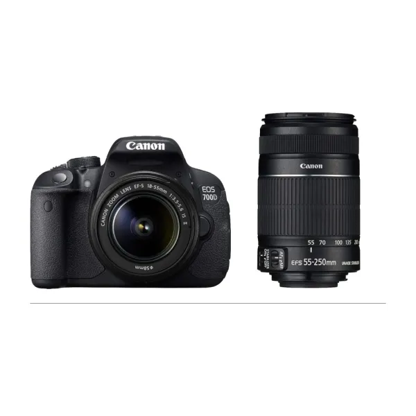Canon EOS 700D EF-S 18-55mm STM Lens 18MP CMOS Sensor DSLR Camera – View 3