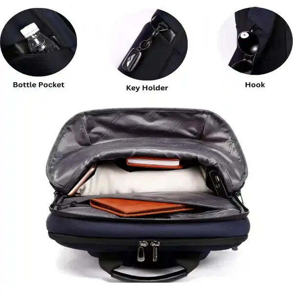 BANGE BG-7715 Casual 15.6 Inch Laptop Backpack With Waterproof – View 3