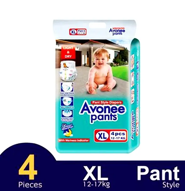 Avonee Advanced Leakage Guard Pant System Baby Diaper – Quantity: 0-5 pcs – View 2